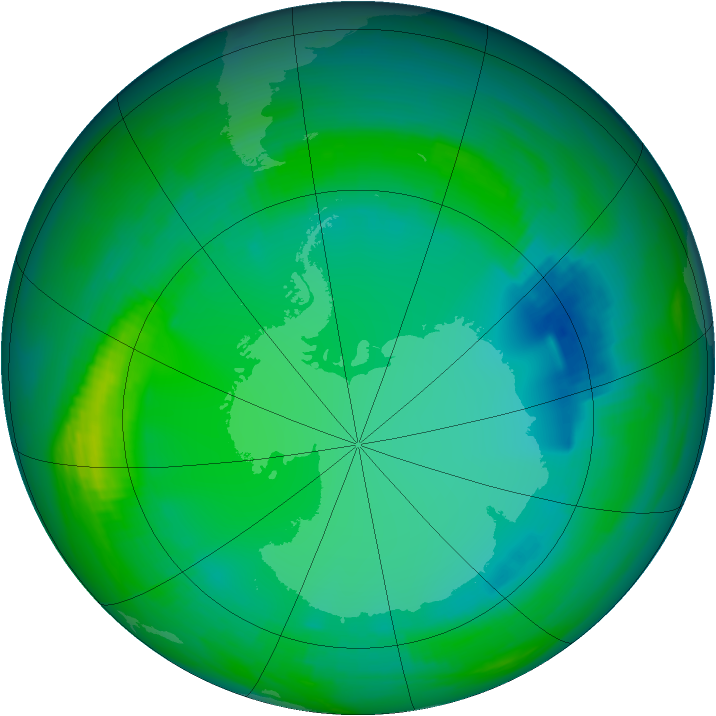 Ozone Map 1998-07-20